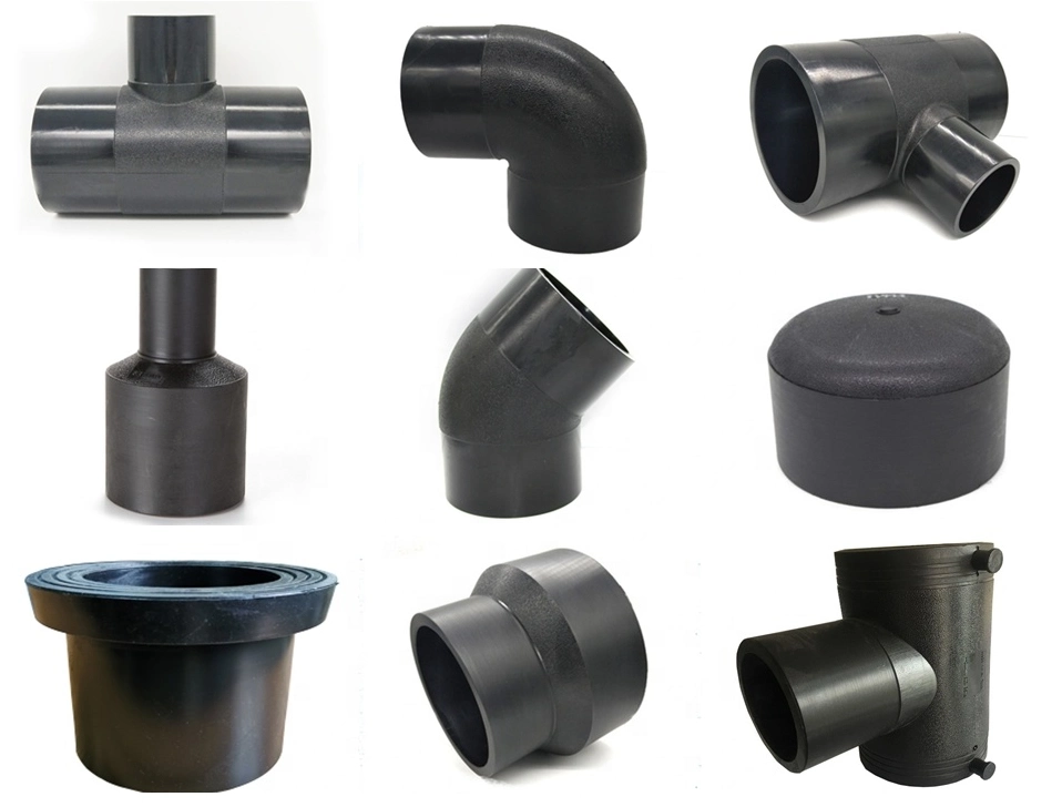 PE100 SDR11 SDR17 HDPE Butt Welding Pipe Fitting